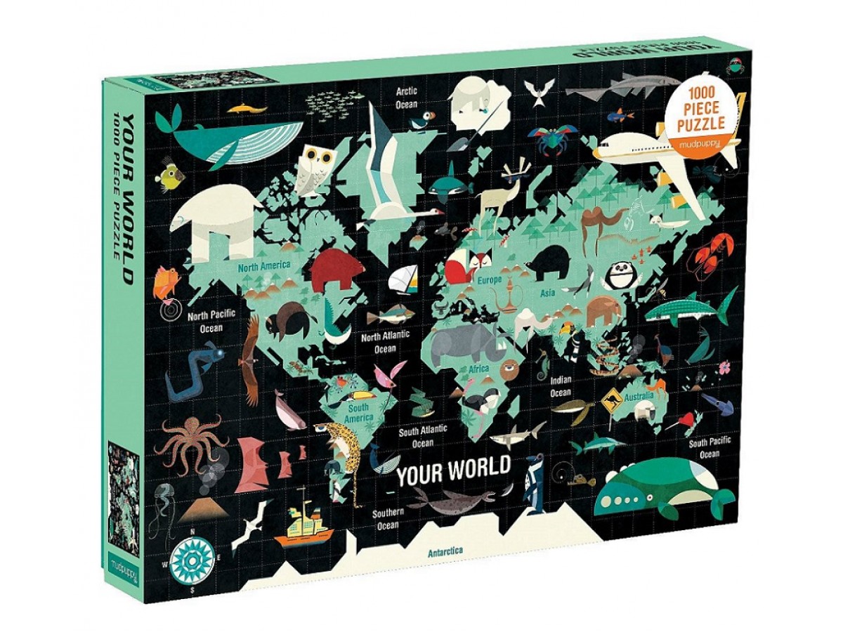 Map of the World Family Puzzle 1000 pc Map of the World Family Puzzle 1000 pc